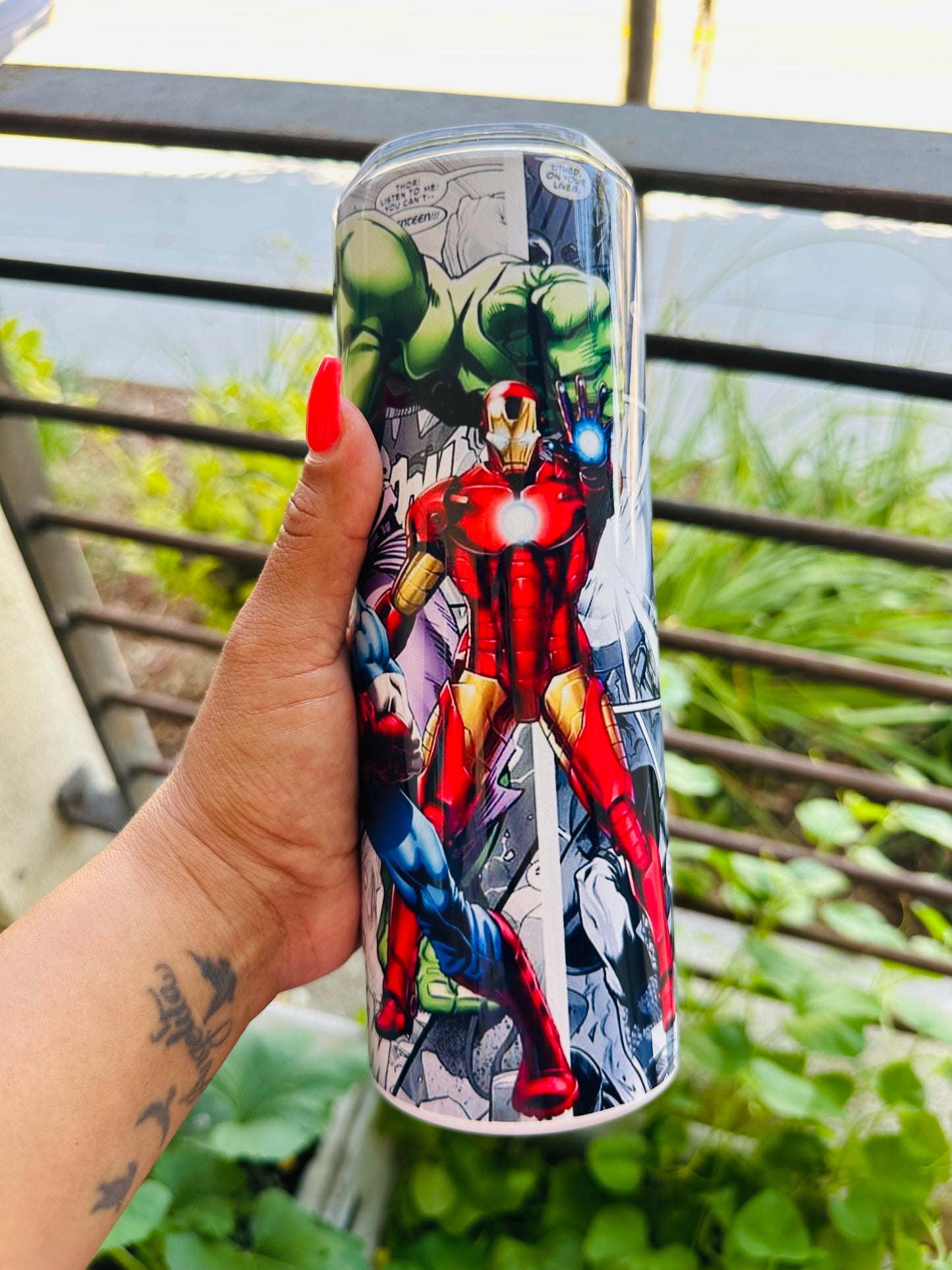 Marvel Superheroes Tumbler