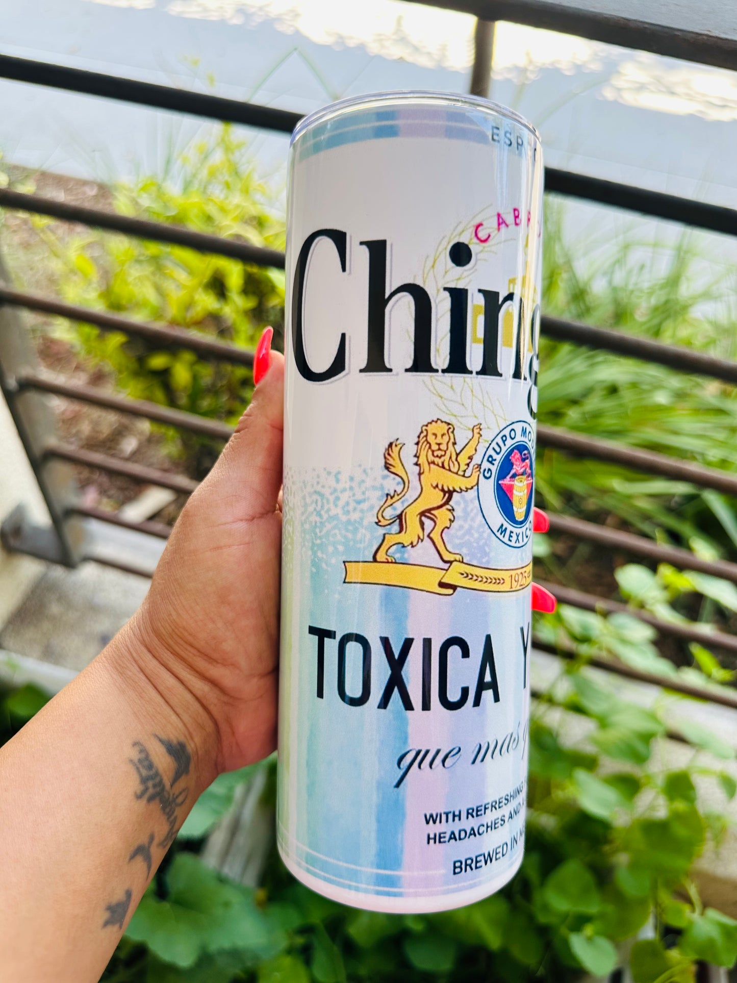 Chingona Toxica y Chula Tumbler