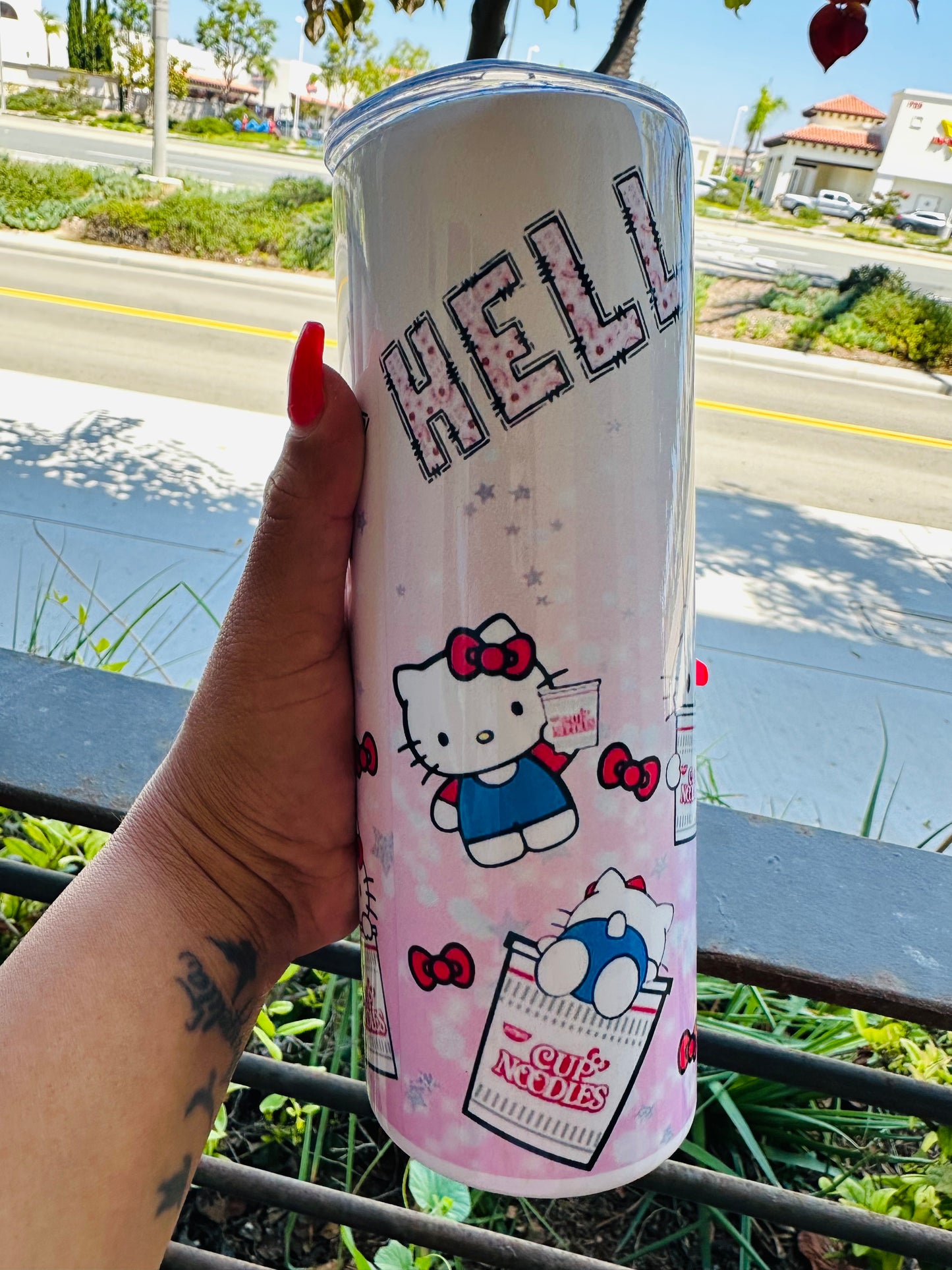 Hello Kitty Cup Noodles Tumbler