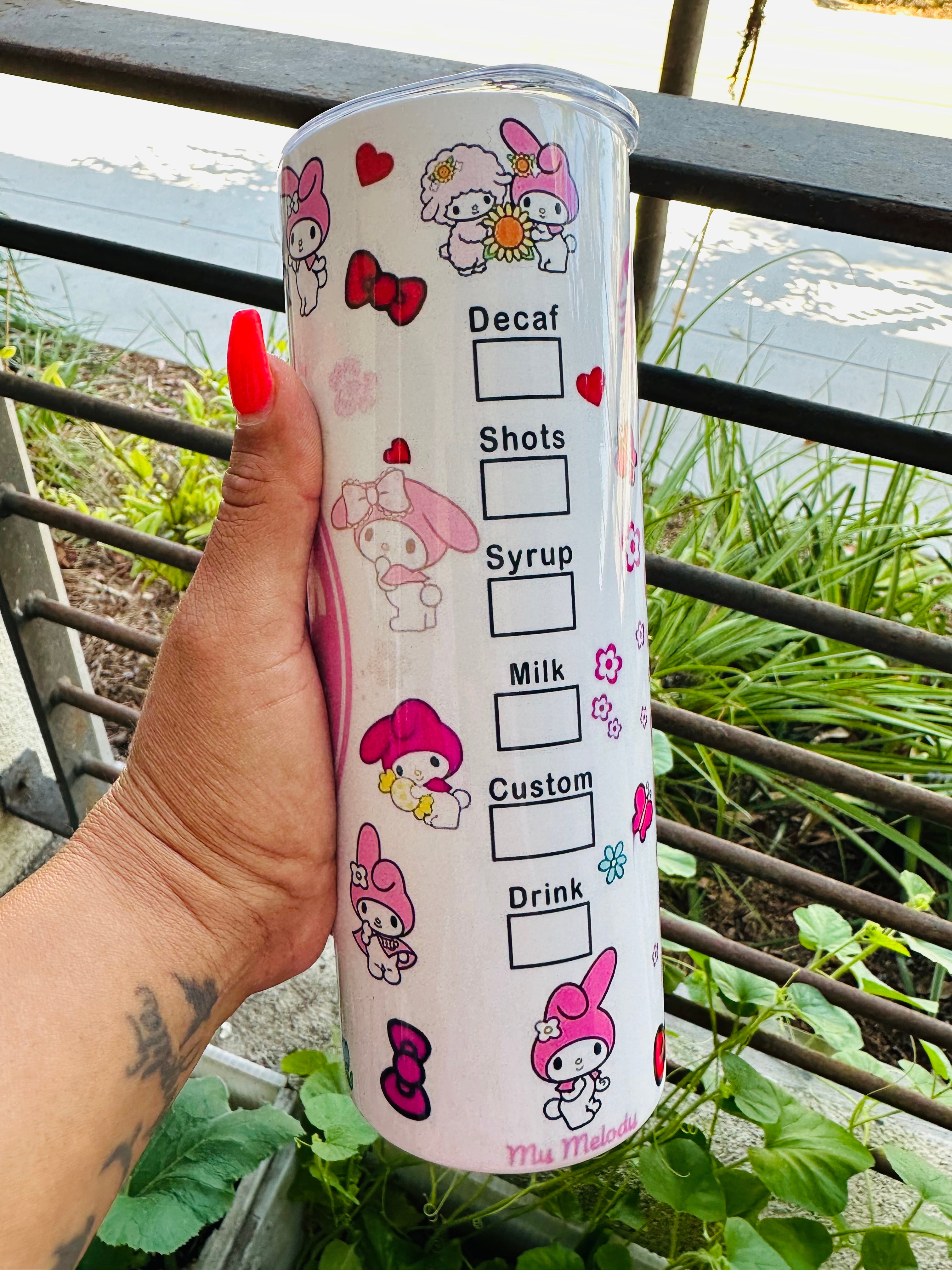 My Melody fashion Starbucks tumbler