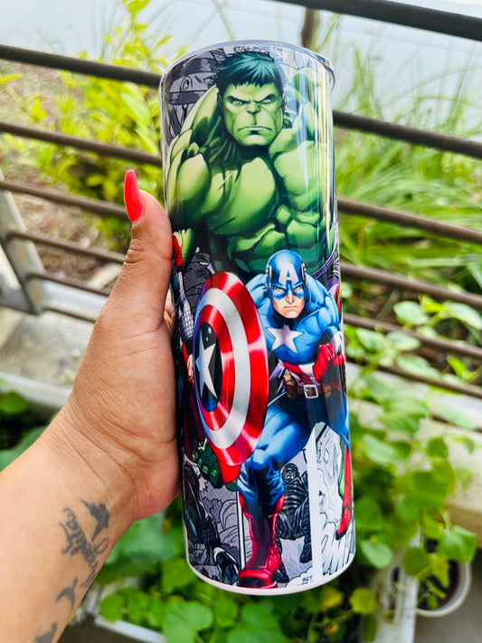 Marvel Superheroes Tumbler