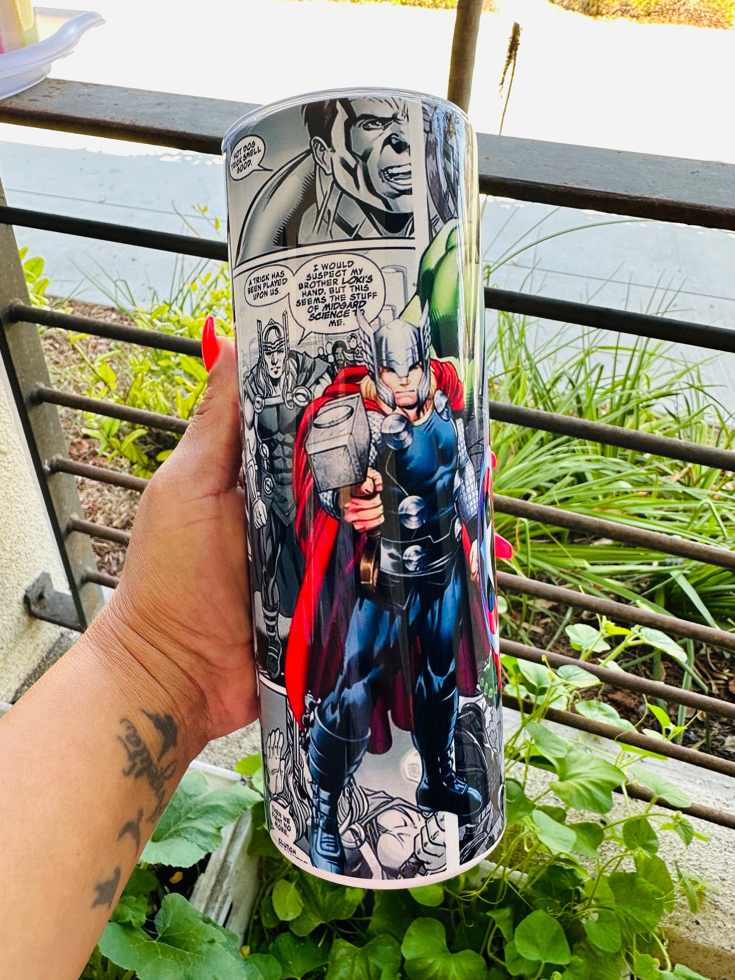 Marvel Superheroes Tumbler