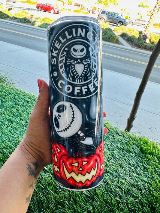 Jack Skellington Pumpkin Tumbler