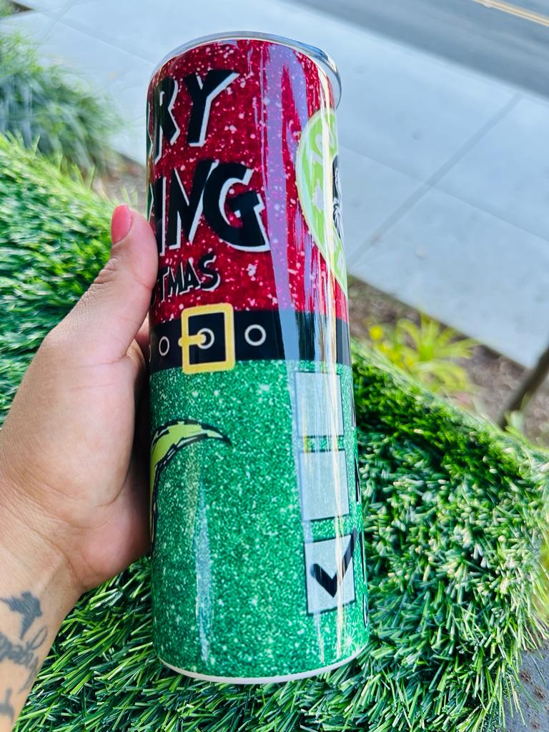 Grinch Merry F*cking Christmas Tumbler