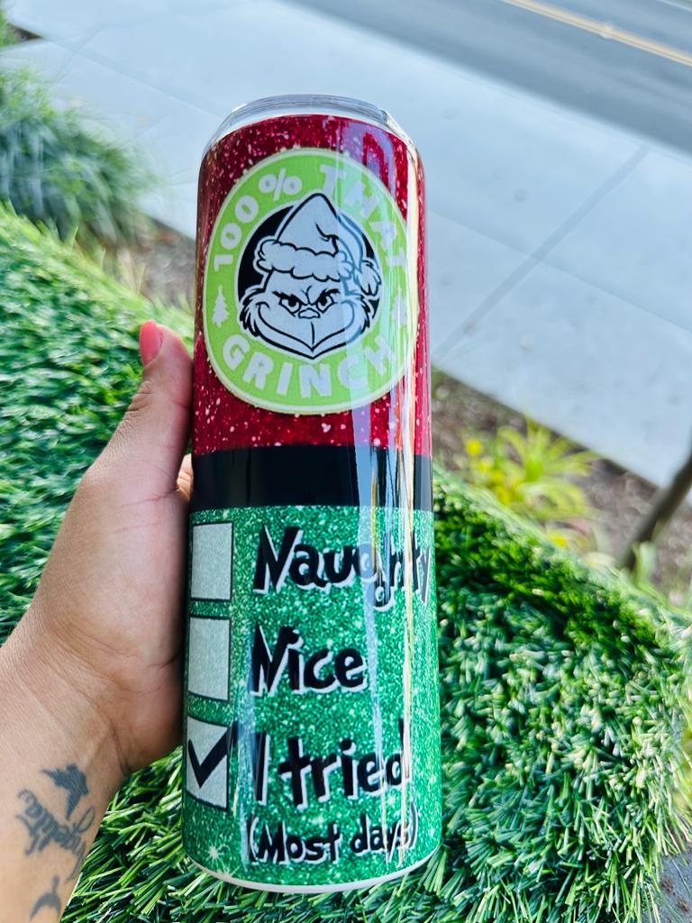 Grinch Merry F*cking Christmas Tumbler