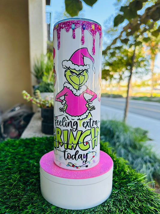 Grinch Pink Tumbler