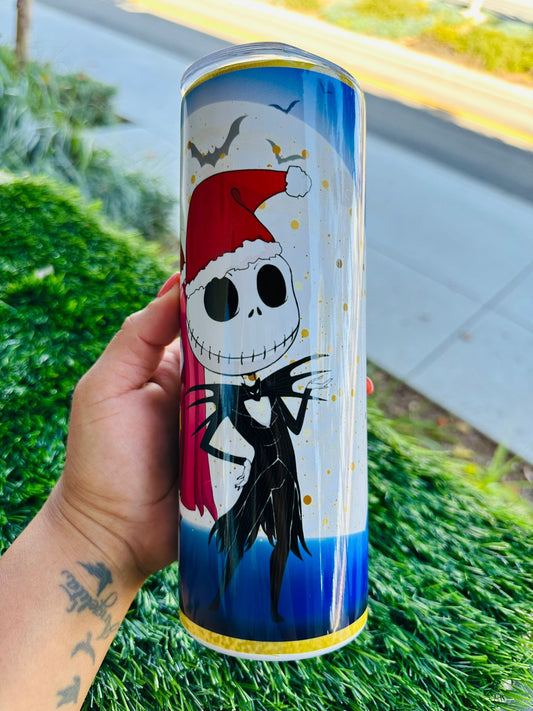 Jack Skellington & Sally Animated Tumbler