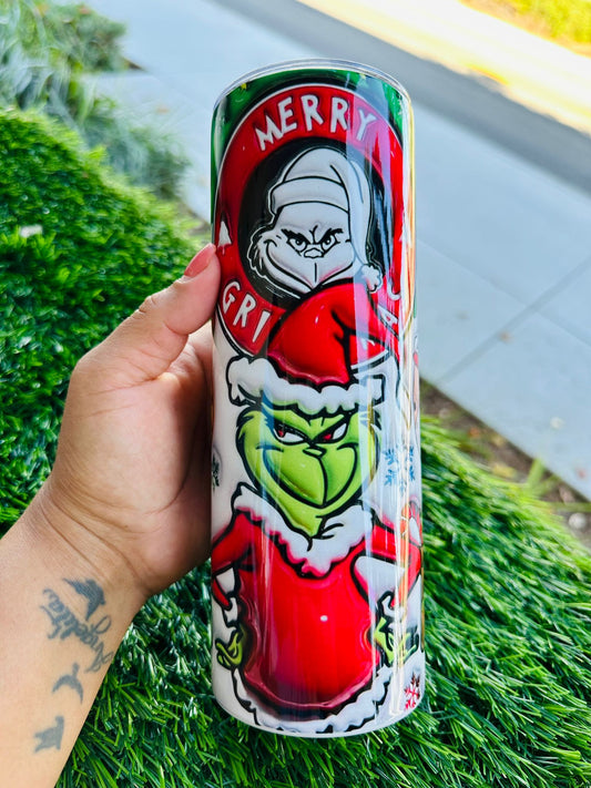 Grinch Christmas Coffee Tumbler